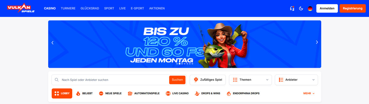 Website-Design und Navigation